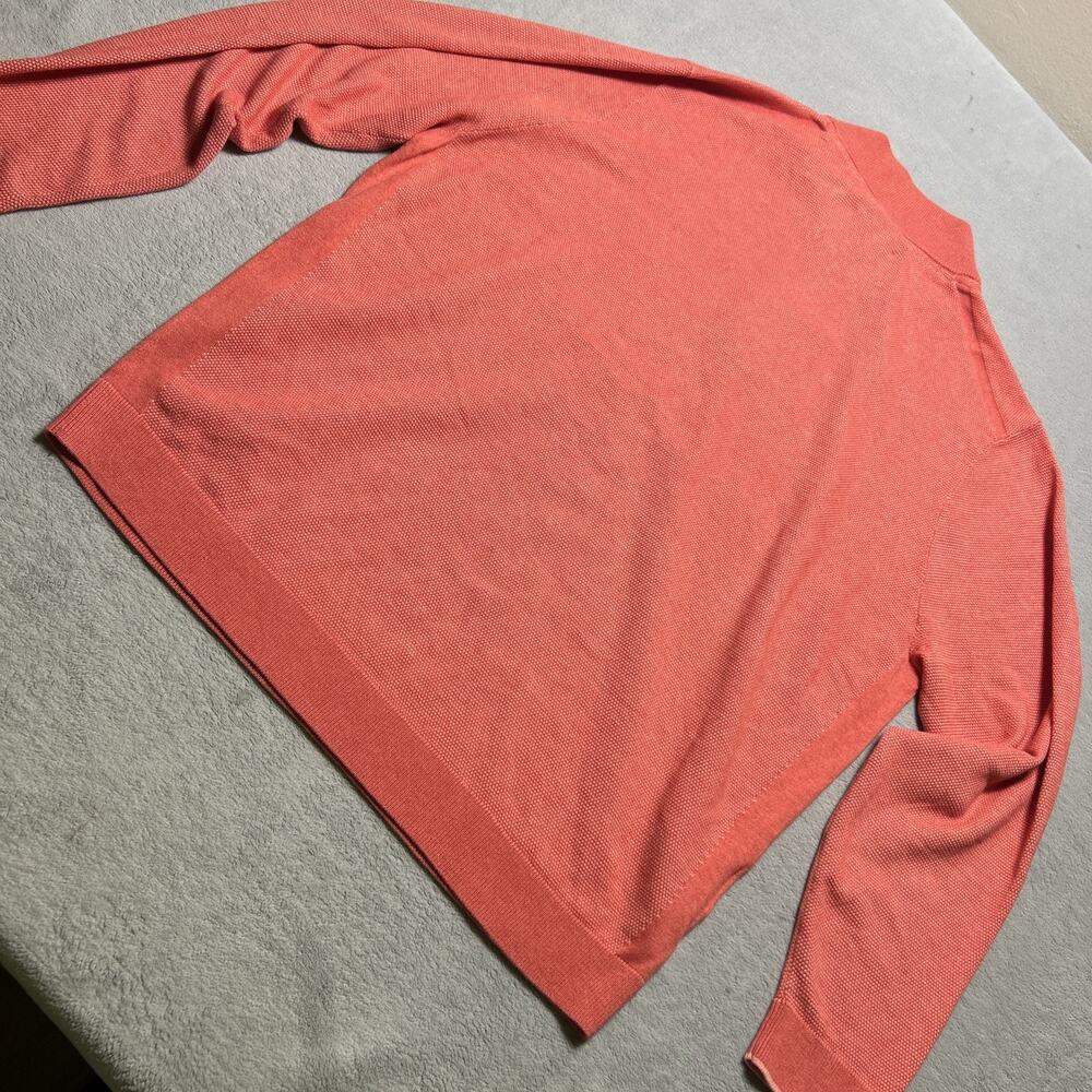 NWT Tommy Bahama Island Zone Cool Side Pullover Sweater Men XL Qtr Zip Rib Knit - Picture 8 of 15